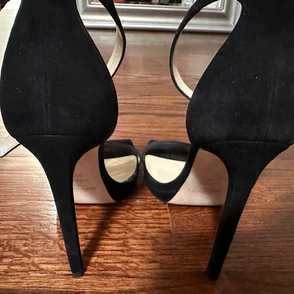 Jimmy Choo - . Size 6.5 suede Black- worn once PERFECT condition - Picture 3 of 8